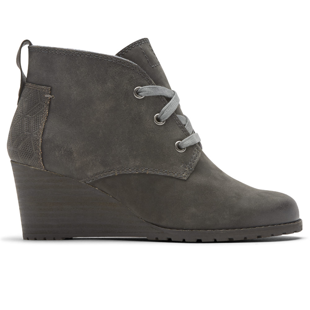 Rockport Støvler Dame Svart - Cobb Hill Lucinda Chukka - LFTM40926